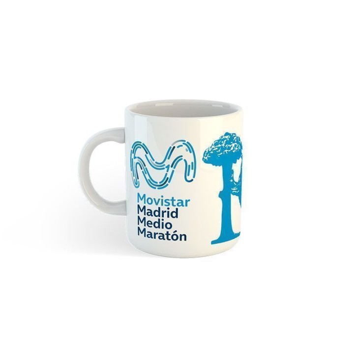 TAZA OFICIAL MOVISTAR MADRID MEDIO MARATÓN