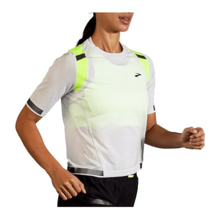 CAMISETA MANGA CORTA BROOKS CARBONITE MUJER