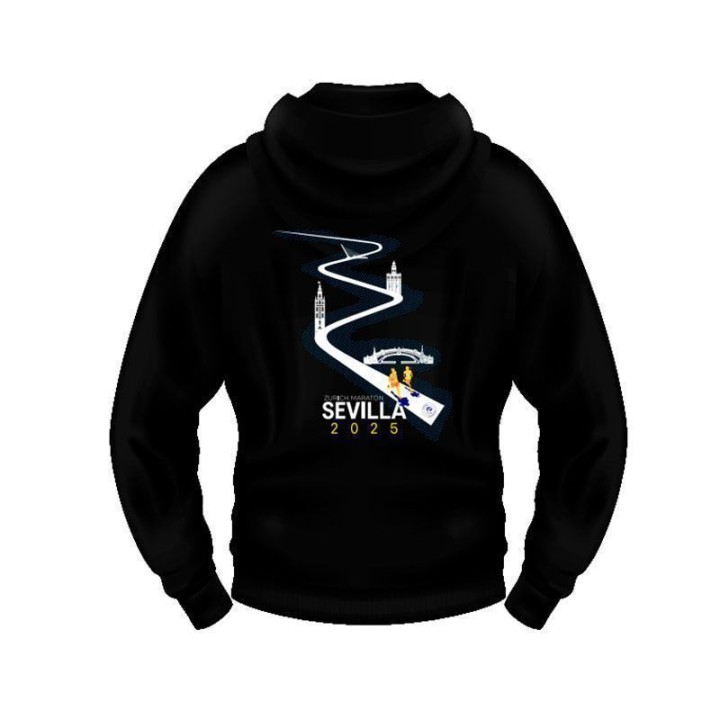 SUDADERA OFICIAL MERCHANDISING ZURICH MARATON SEVILLA 2025