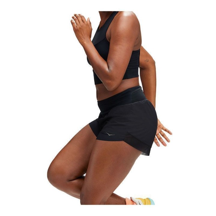 PANTALON CORTO HOKA 4" GLIDE PACK MUJER 2024