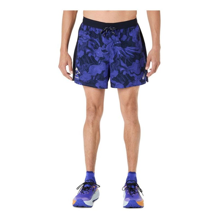 PANTALON CORTO ASICS FUJITRAIL ALL OVER PRINT 5IN