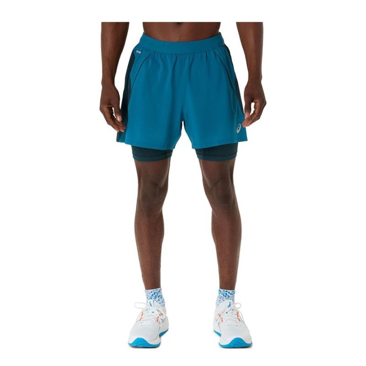 PANTALON CORTO ASICS ROAD 2IN1 5"
