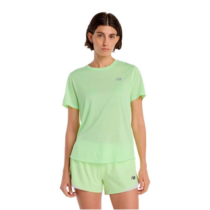 CAMISETA MANGA CORTA NEW BALANCE ATHLETICS MUJER