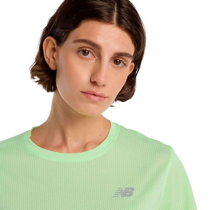 CAMISETA MANGA CORTA NEW BALANCE ATHLETICS MUJER