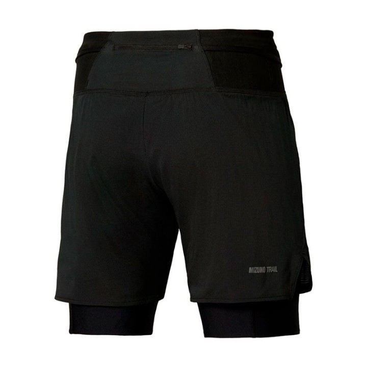 PANTALON CORTO MIZUNO TRAIL MULTI POCKET 2IN1