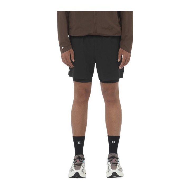 PANTALON CORTO SALOMON SENSE AERO 2IN1 TRAIL 5"