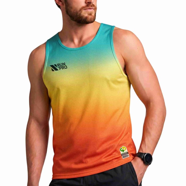 CAMISETA TIRANTES RUN&PRO SUNSET