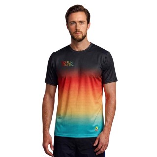 CAMISETA MANGA CORTA RUN&PRO BLACK SUNSET