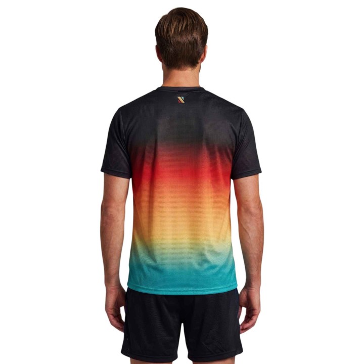 CAMISETA MANGA CORTA RUN&PRO BLACK SUNSET