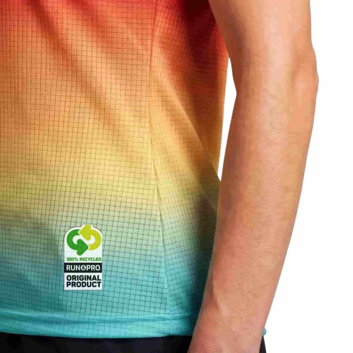 CAMISETA MANGA CORTA RUN&PRO BLACK SUNSET MUJER