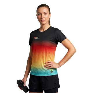 CAMISETA MANGA CORTA RUN&PRO BLACK SUNSET MUJER