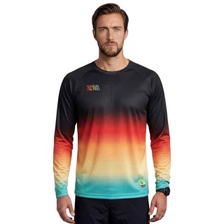 CAMISETA MANGA LARGA RUN&PRO BLACK SUNSET