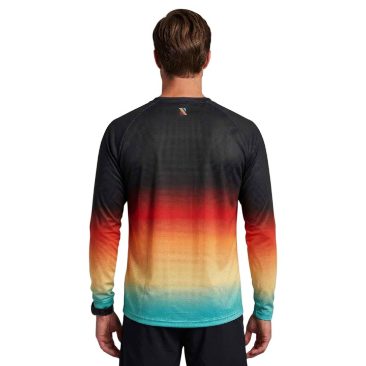 CAMISETA MANGA LARGA RUN&PRO BLACK SUNSET