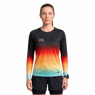 CAMISETA MANGA LARGA RUN&PRO BLACK SUNSET MUJER