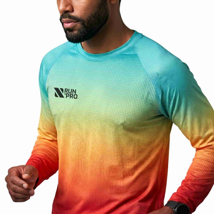 CAMISETA MANGA LARGA RUN&PRO SUNSET
