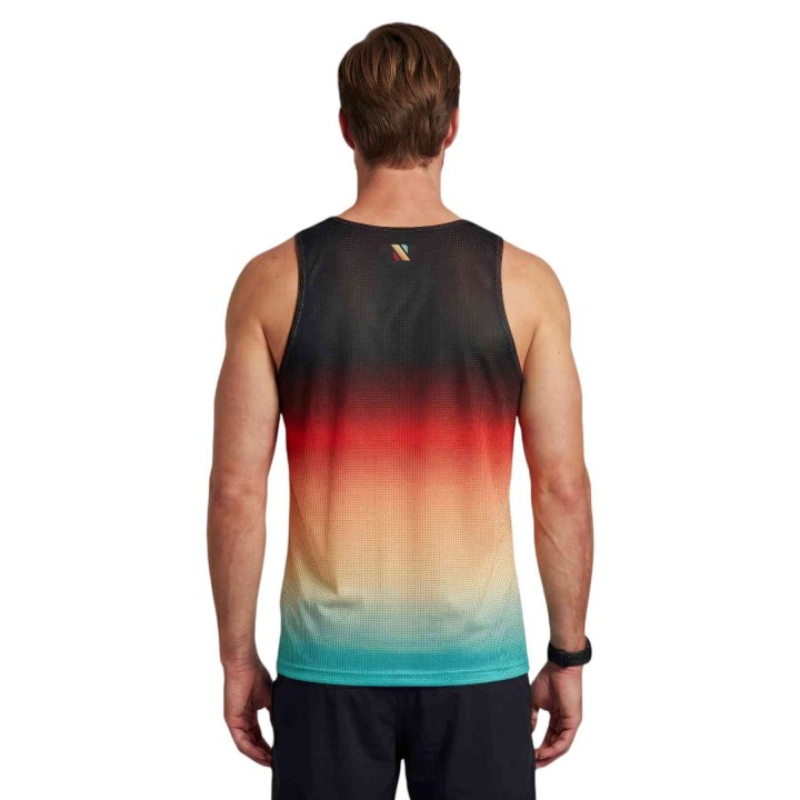 CAMISETA TIRANTES RUN&PRO BLACK SUNSET