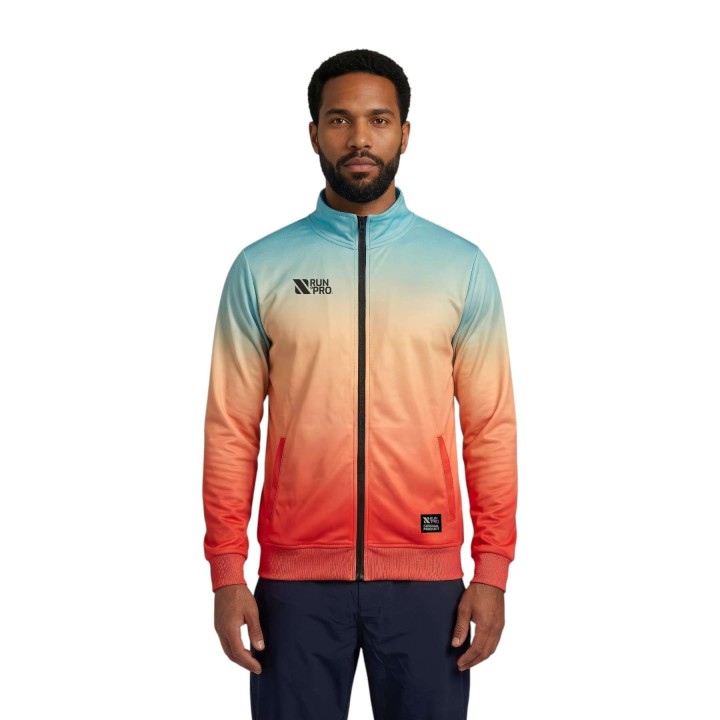 CHAQUETA CHANDAL RUN&PRO SUNSET