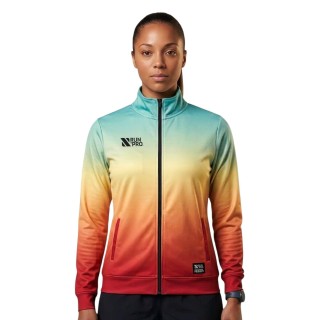 CHAQUETA CHANDAL RUN&PRO SUNSET MUJER
