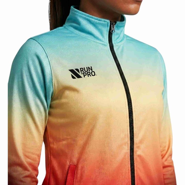 CHAQUETA CHANDAL RUN&PRO SUNSET MUJER
