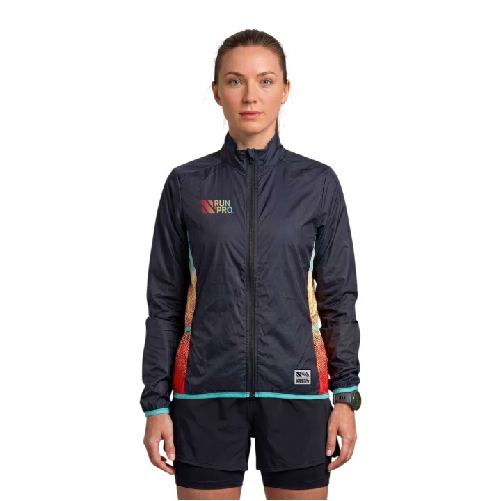 CHAQUETA CORTAVIENTOS RUN&PRO SUNSET MUJER