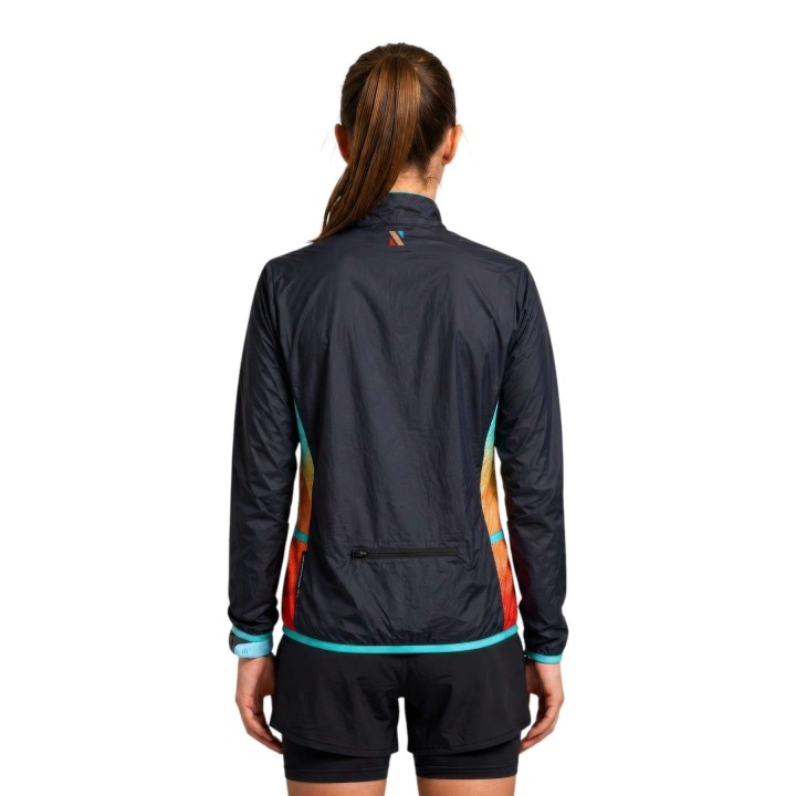 CHAQUETA CORTAVIENTOS RUN&PRO SUNSET MUJER