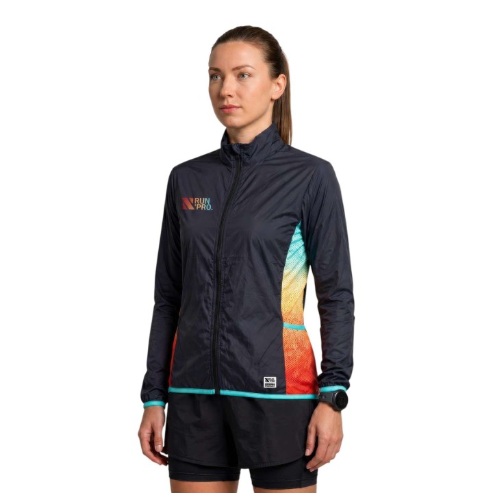 CHAQUETA CORTAVIENTOS RUN&PRO SUNSET MUJER
