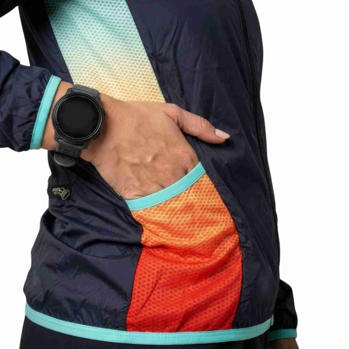 CHAQUETA CORTAVIENTOS RUN&PRO SUNSET MUJER