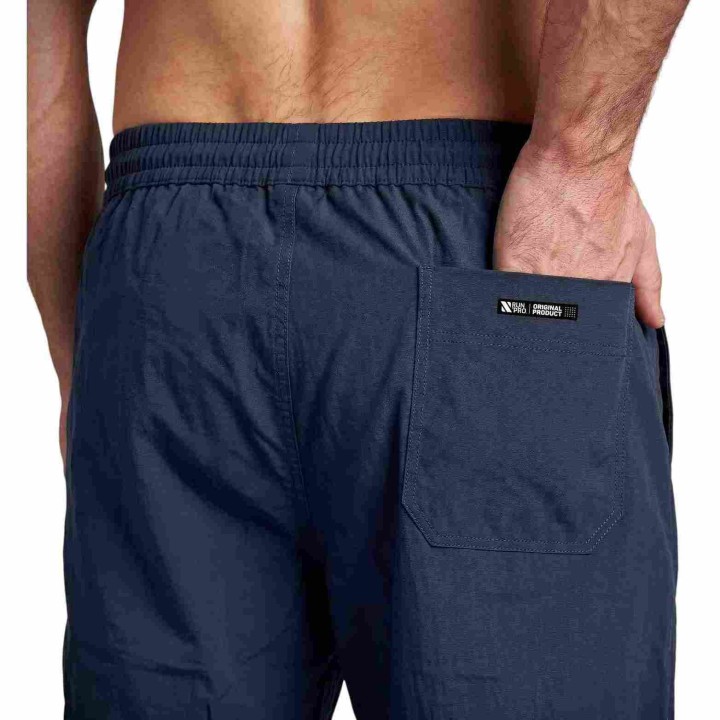 PANTALON LARGO RUN&PRO ESSENTIAL AZUL MARINO