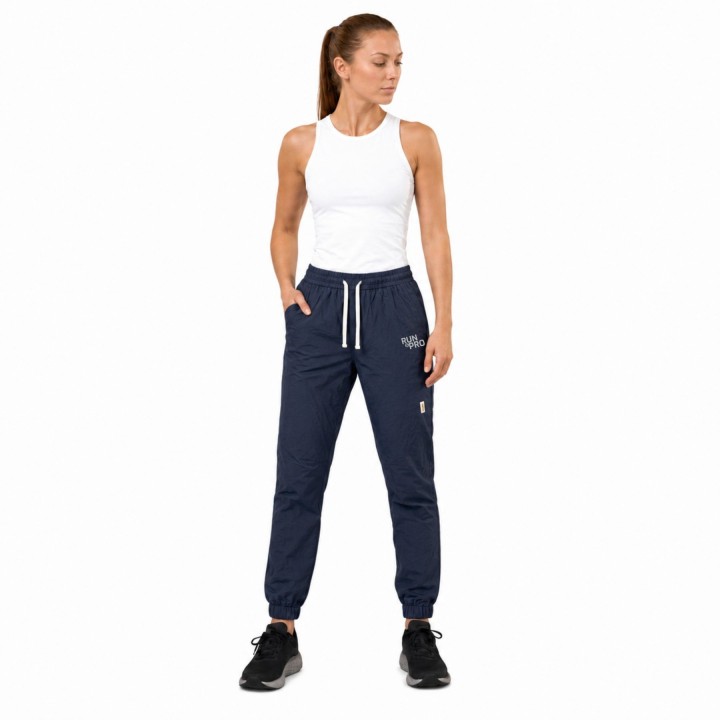 PANTALON LARGO RUN&PRO ESSENTIAL AZUL MARINO