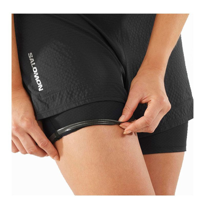 PANTALON CORTO SALOMON SENSE AERO 2IN1 MUJER