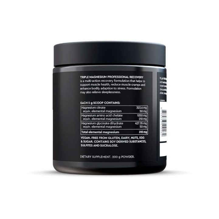 PILLAR TRIPLE MAGNESIUM PROFESIONAL RECOVERY 200GR POWDER - FRUTOS DEL BOSQUE