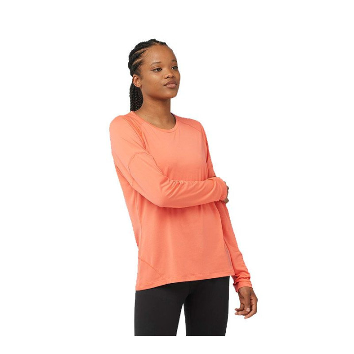 CAMISETA MANGA LARGA SALOMON CROSS RUN MUJER