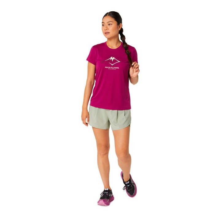 CAMISETA MANGA CORTA ASICS FUJITRAIL LOGO SS TOP MUJER