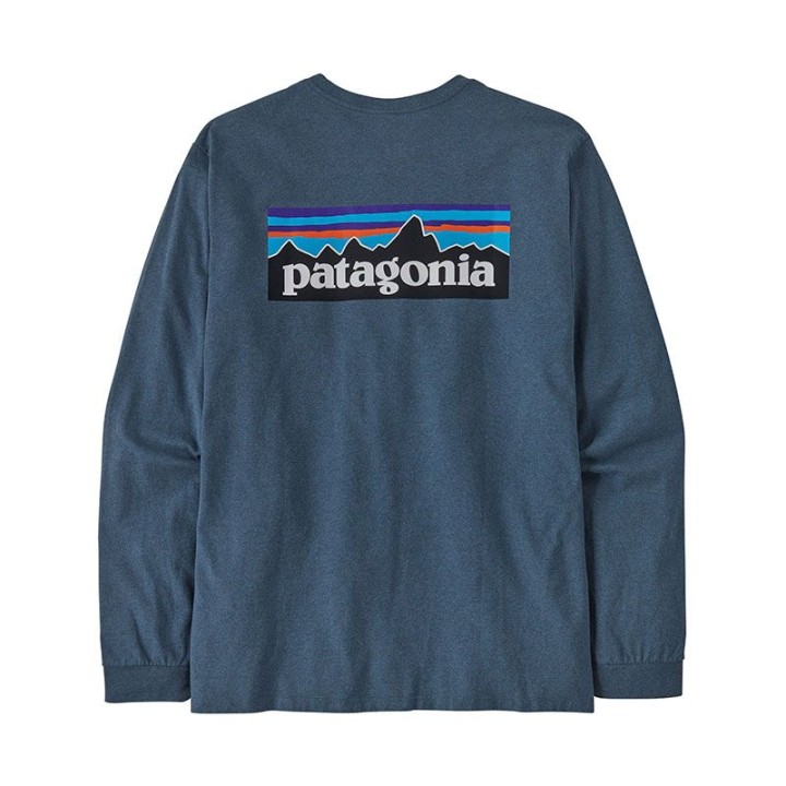 CAMISETA MANGA LARGA PATAGONIA P-6 LOGO RESPONSABILI-TEE