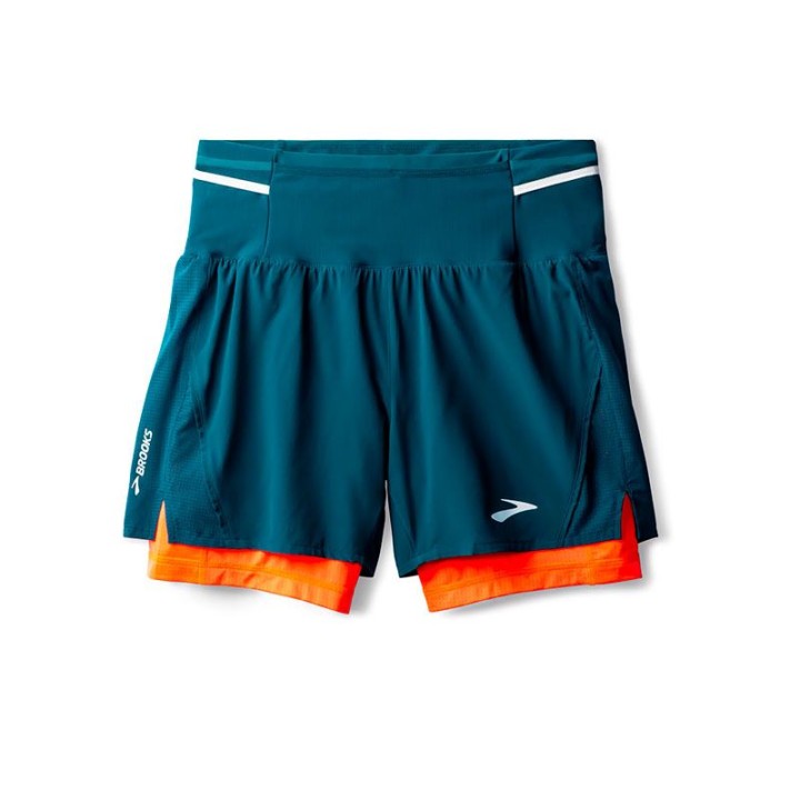PANTALON CORTO BROOKS HIGH POINT 5" 2IN1