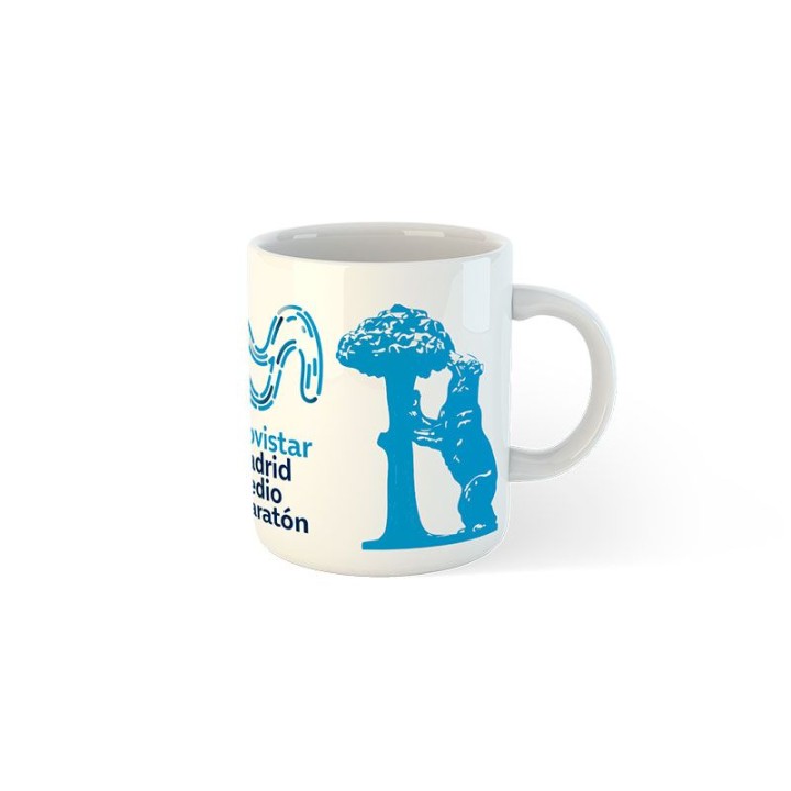 TAZA OFICIAL MOVISTAR MADRID MEDIO MARATÓN