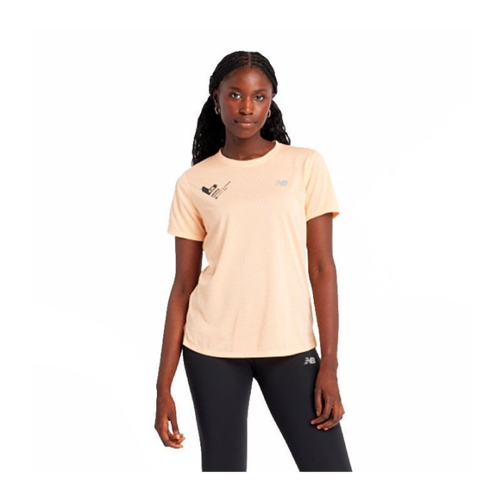 CAMISETA MANGA CORTA NEW BALANCE ATHLETICS MARATHON VALENCIA 24 MUJER
