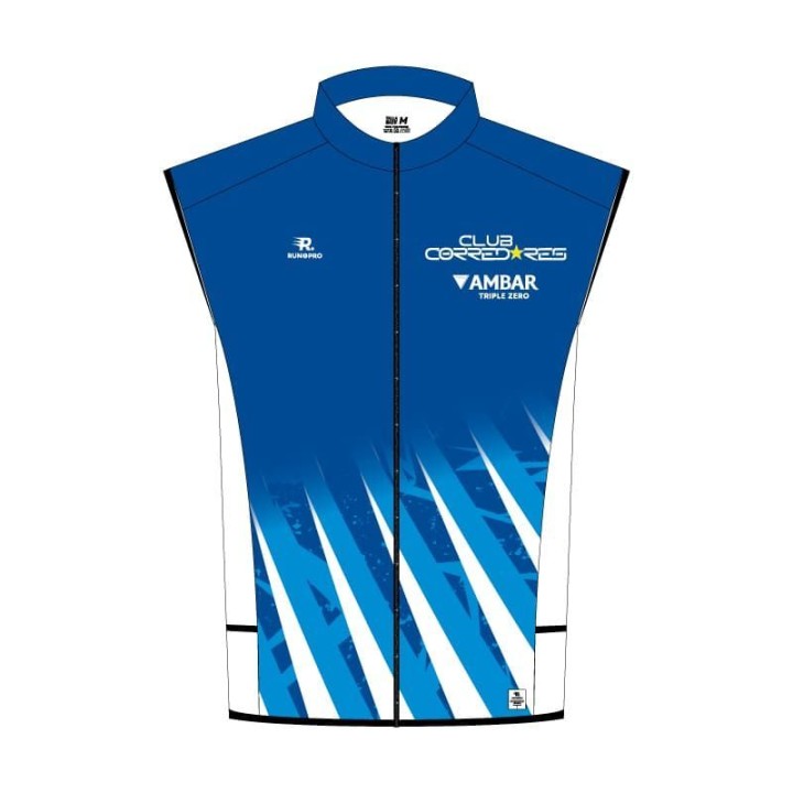 CHALECO CORTAVIENTOS CLUB CORREDORES UNISEX